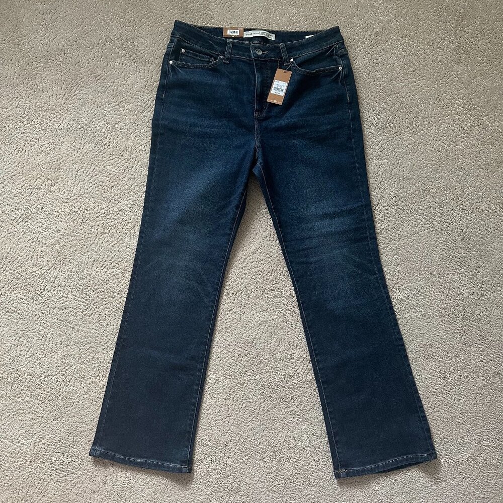 Denver Hayes Hi-Rise Barely Boot Jeans (14 x 30)